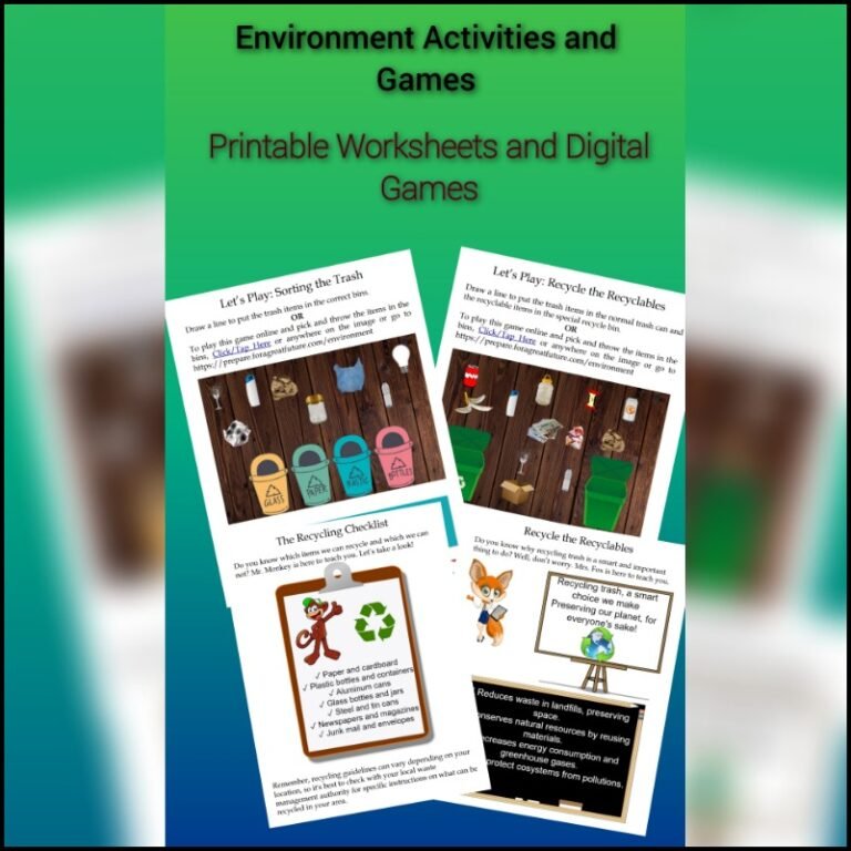 Environment Activities, Puzzles & Games - Priya Sarin